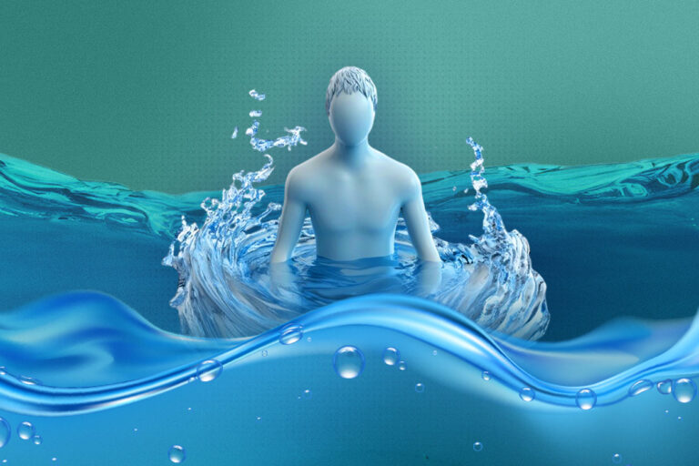 Cantidad de agua en el cuerpo humano